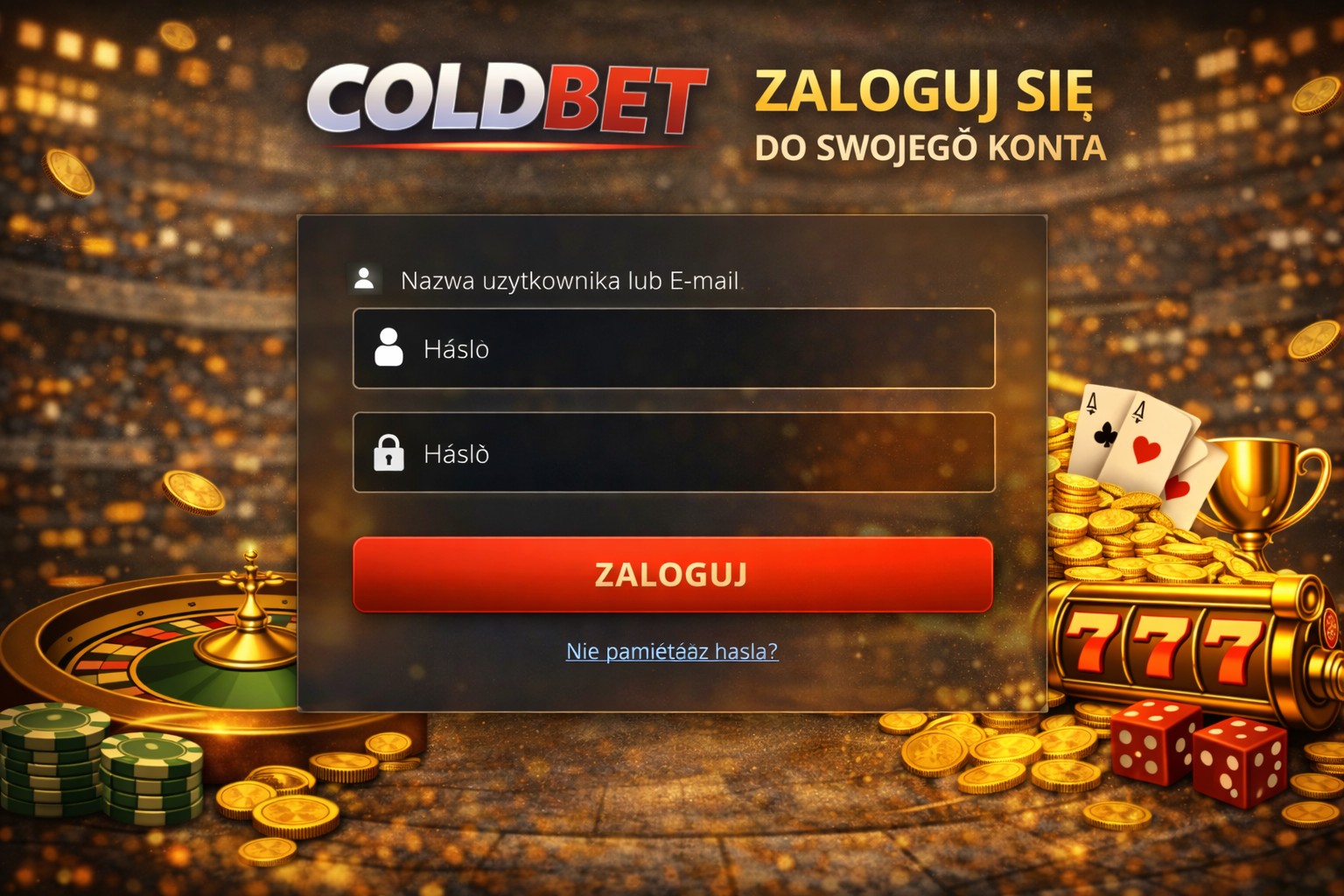 ColdBet login